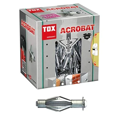 Imagen de TOX Taco hueco metálico Acrobat M6 x 37 mm, 25 piezas, 035101111