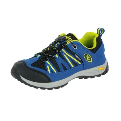 Imagen de Brütting Ohio, Zapatos de Low Rise Senderismo, Azul (Blau/Schwarz/Lemon Blau/Schwarz/Lemon), 30 EU