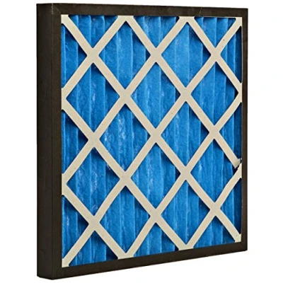 Imagen de GVS Filter Technology G4P.24.24.4.SUA001.005 Panel filtrante plisado G4, Azul/Blanco (Pack 5uds)