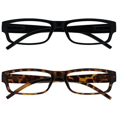 Imagen de The Reading Glasses Company Gafas De Lectura Negro Y Marrón Carey Ligero Lectores Valor Pack 2 Hombres Mujeres Rr32 12 +1,00 Unidades 58 g