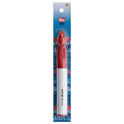Imagen de Prym Woll Häkelnadeln ohne Griff KST 17 cm 20,00 mm Grau Aguja de Ganchillo Lana, Gris, 20,0
