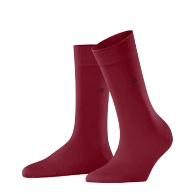 Imagen de Burlington Bloomsbury W SO lana algodón unicolor 1 par, Calcetines Mujer, Rojo (Cranberry 8033) nuevo ecológico, 36 41