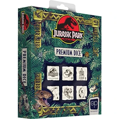 Imagen de Set Dados Jurassic Park Premium X6