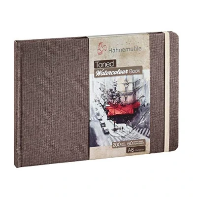 Imagen de Hahnemuhle 10625180 Cuaderno de acuarela (tamaño A6), color beige