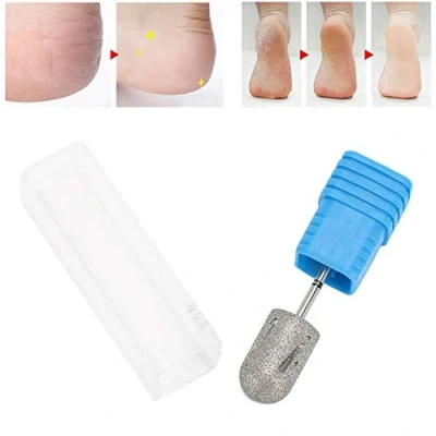 Imagen de broca para uñas, callos en los pies, cabezal de pulido profesional manicura y pedicura acero inoxidable la eliminación piel agrietada