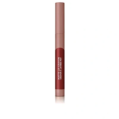 Imagen de L&#039;Oreal Paris Make up Designer Pintalabios Matte Crayón 112 Spice Of Life permanente, rojo vino 22 ml