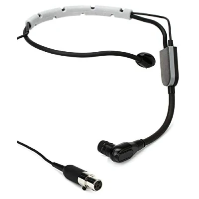 Imagen de Shure SM35 TQG Micrófono condensador de diadema inalámbrico para actuaciones con ajuste fácil, paravientos y conector TA4F (TQG) mini 4 pines Conectar