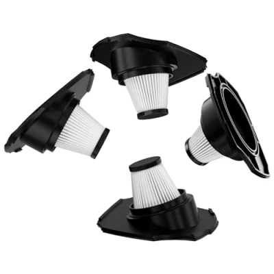 Imagen de TEMOLA Filtro de Aspirador Mano 4 Piezas Ersatz, Compatible con TemolaTS15 y TS15BS Mini Aspiradora Mano, Hepa Lavable Reutilizable, Blanco. Pack