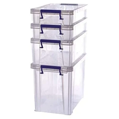 Imagen de BANKERS BOX ProStore Caja de almacenamiento plástico (2 x 5,5 litros, 1 18,5 10 litros)