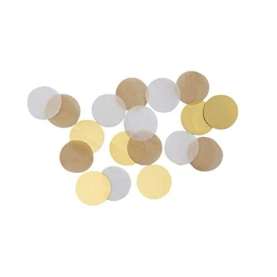 Imagen de Amscan 9904551 Confeti (15 g), diseño dorado Brush