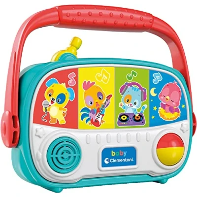 Imagen de Clementoni 17459 Baby Radio Juguetes bebé con Sonido a Partir de 10 Meses