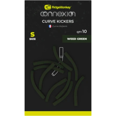 Imagen de RidgeMonkey Connexion Curve Kickers S Weed Green Material pequeño de pesca