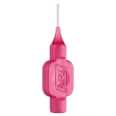 Imagen de Tepe Cabezales interdentales para cepillo de dientes (con colgador, 0,4 mm), color rosa, 8 unidades