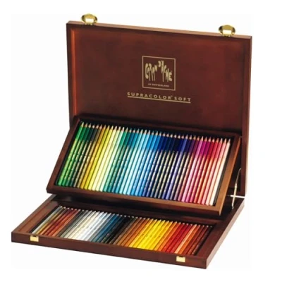 Imagen de Caran d&#039;Ache 3888.480 Artist Maletín de madera (80 colores)