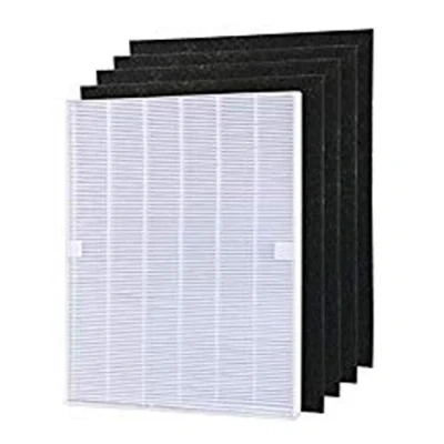 Imagen de WuYan 4 Piezas purificador de Aire prefiltros Carbono y 1 Filtro HEPA Principal para Winix 115115 5300 5500 6300