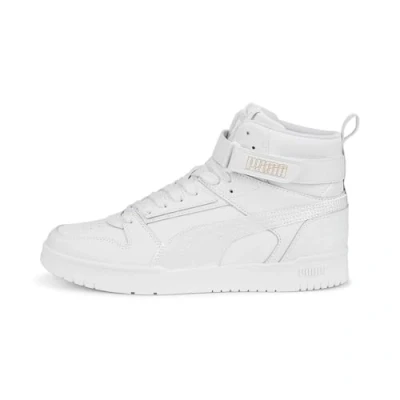 Imagen de Puma RBD GAME Unisex Zapatillas altas, Talla: 38, White/gold Piel/piel de imitación
