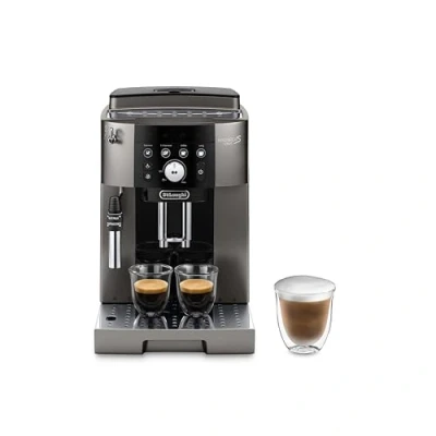 Imagen de Cafetera superautomática De&#039;Longhi Magnifica S Smart ECAM250.33.TB, Molinillo integrado, Sistema Thermoblock, Vaporizador, 1450 W, 15 bar, Titanio
