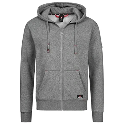 Imagen de Höhenhorn Woodberg Sudadera con capucha para hombre, gris oscuro, 3XL