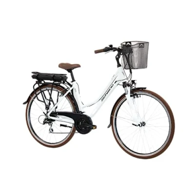Imagen de F.lli Schiano E Ride Bicicleta eléctrica, Women&#039;s, Blanco, 28&#039;&#039;