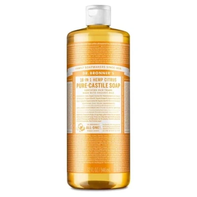 Imagen de Dr Bronner&#039;s Jabón líquido orgánico cítrico de castilla 946 ml