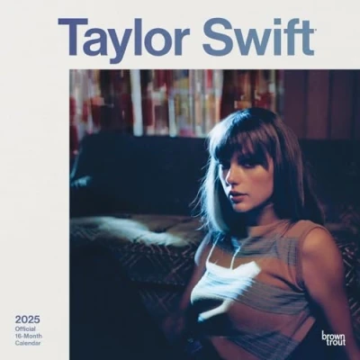 Imagen de Taylor Swift Official 2025 12 X 24 Inch Monthly Square Wall Calendar Plastic Free
