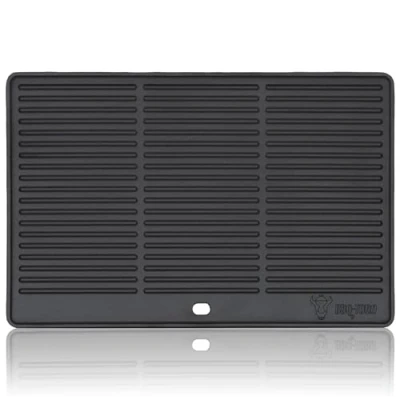 Imagen de BBQ Toro Plancha Rectangular de Hierro Fundido 48,5 x 40 cm Placa Reversible, Uso por Ambos Lados Universal y Maciza para Barbacoa Carbón Gas, Accesorio Barbacoa, Sartén