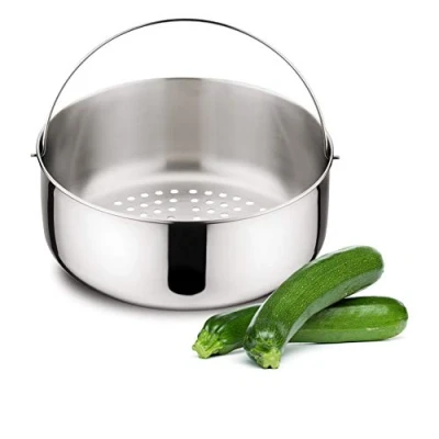 Imagen de Lagostina Cesta para cocción al vapor en olla a presión, acero inoxidable de 5 L
