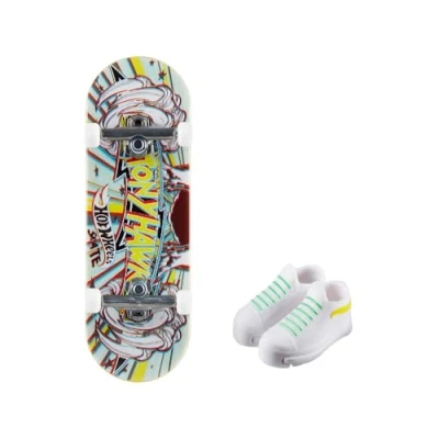 Imagen de Mattel Mini monopatin Hot Wheels. Incluye Zapatos. Modelos Surtidos, Multicolor (HNG39)