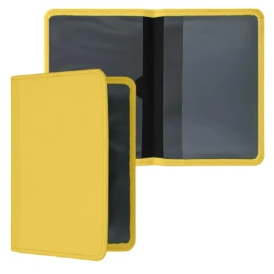 Imagen de kwmobile Funda para carné de conducir Estuche neopreno permiso circulación con espacio tarjetas amarillo neón