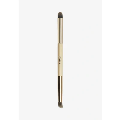 Imagen de KIKO Milano Green Me Double Eye Brush Pincel de ojos doble punta para sombras y delineadores