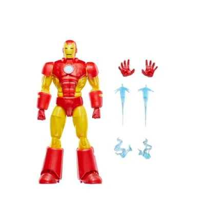 Imagen de Marvel Legends Series Iron Man (Model 09) Figura de colección 15 cm los cómics Pack Tipo blíster Estilo Retro