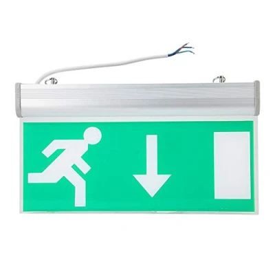 Imagen de Dioche luz de la señal salida emergencia LED, escape seguridad indicador alto brillo panel indicación salida/emergencia iluminación Detecciones fallas