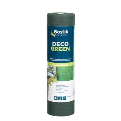 Imagen de Bostik, Banda de Unión para Instalación Césped Artificial, Interior y Exterior, Removible discreta Uso residencial, Deco Green, Verde, Rollo 10m x 30 cm