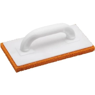 Imagen de Meister 4136600 Tabla de rallado (plástico, 280 x 140 mm, revestimiento goma/poliuretano para albañiles y soladores/cartete/tabla limpiar/disco alisado)