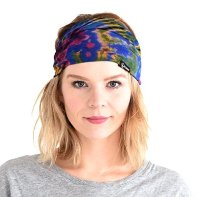 Imagen de Casualbox Tie Dye Cinta Para El Pelo Bandana Bohemio Hippie Retro Flor Psicodélico 70&#039;S C