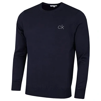 Imagen de Calvin Klein Hombre Cuello Redondo Tour Comfort Golf Suéter Armada S