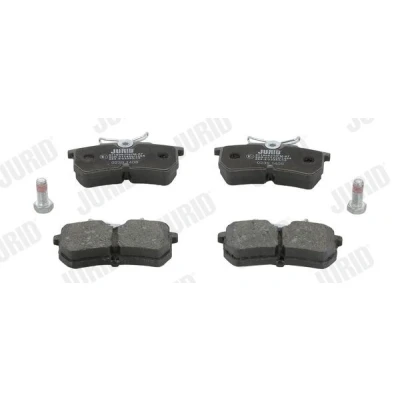 Imagen de JURID 571998J Juego de pastillas freno no preparado para indicador desgaste con accesorios FORD: FIESTA 6, 5, Focus Mk1 Hatchback
