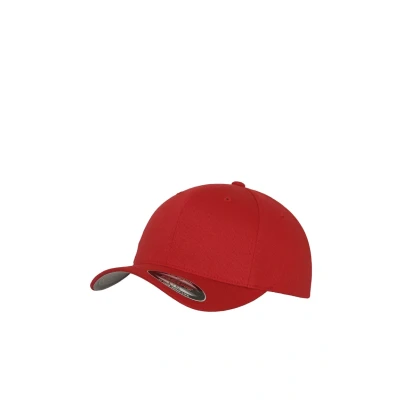 Imagen de Flexfit 6277 Wooly Combed Gorra de béisbol Unisex adulto, Rojo (red), XS S