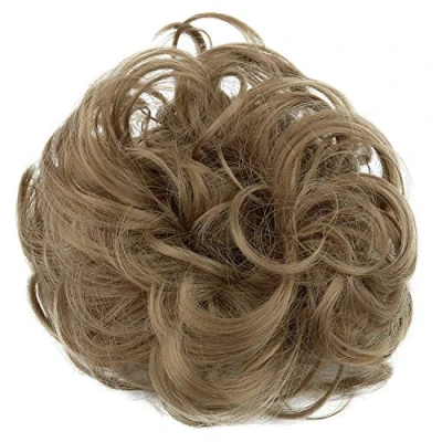 Imagen de CAISHA Liga Para El Cabello Pedazo De Voluminoso Updo Postizo Sintético Rubio Oscuro G9A