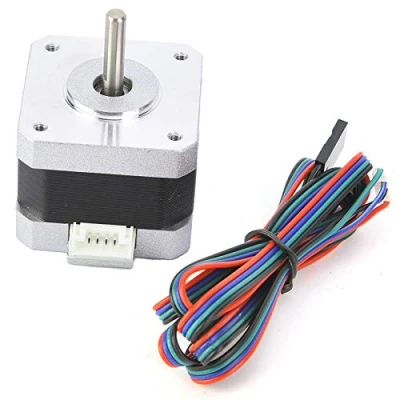 Imagen de motor paso a DC, controlador 34 mm utilizado para máquina herramienta CNC impresora 3D ángulo de 1.8 bipolar
