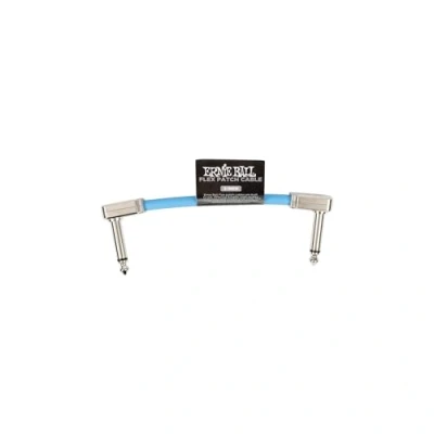 Imagen de Ernie Ball Cable de conexión flexible 7,6 cm, color azul, individual