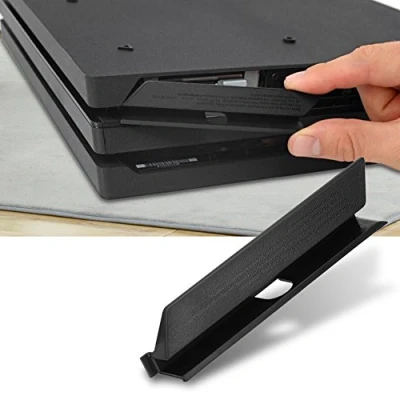 Imagen de Cubierta de Ranura para Disco Duro HDD, la Unidad PS4, Solapa Puerta PS4Pro Plástico Negro HDD Consola PS4 Pro
