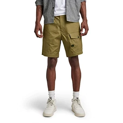 Imagen de G STAR RAW 3D Regular Cargo Shorts, Pantalones cortos para Hombre, Verde (smoke olive D22948 D308 B212), 28