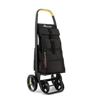 Imagen de Rolser Carro Clec Termo Polar 8 Plus Lemon 4 Ruedas Grandes Negro