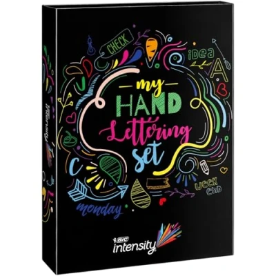 Imagen de Kit de Rotuladores Lettering BIC Intensity: Estuche Completo, 44 Distintos Tipos para Potenciar tu Lado más Creativo, Un buen Regalo los Aficionados al