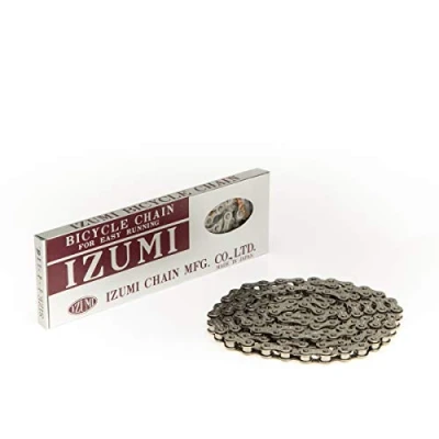 Imagen de Izumi Standard Track/Fixed Silver Guía estándar/Cadena Fija 1/8 x 1/2 (116 eslabones), Unisex, Plata, Talla única