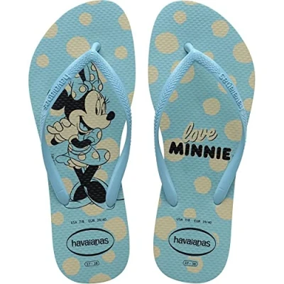 Imagen de Havaianas Slim Disney, Chanclas Mujer, Blue, 33/34 EU