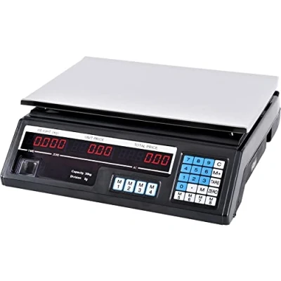 Imagen de TEMPO DI SALDI Báscula electrónica digital profesional de 5 g a 40 kg acero inoxidable