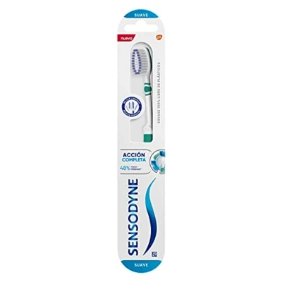 Imagen de Sensodyne Acción Completa, Cepillo de dientes, Para Limpieza Eficaz y Suave Sin Presión los Dientes Sensibles