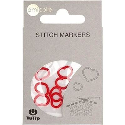 Imagen de Tulip Stitch Markers, Red, XL